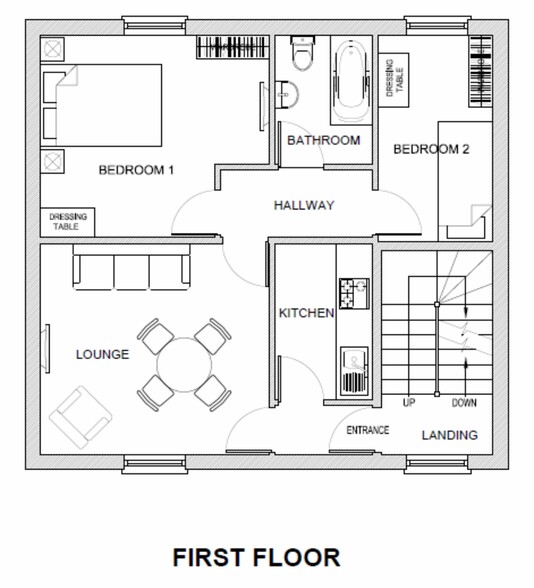 5 St. James St, South Petherton à vendre - Plan d’étage - Image 3 de 5