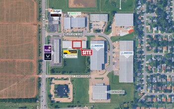8021 E Marion Rd, Wichita, KS - Aérien  Vue de la carte