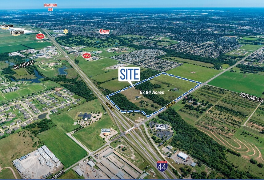 SW 134th St & I-44, Oklahoma City, OK for sale - Aerial - Image 1 of 1