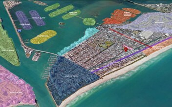 1421-1423 Washington Ave, Miami Beach, FL - AERIAL  map view - Image1