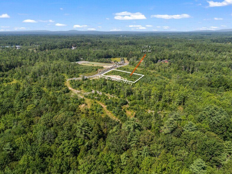 Lot 5 Innovation Way, Buxton, ME for sale - Aerial - Image 3 of 7