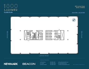 1800 Larimer St, Denver, CO for lease Floor Plan- Image 1 of 1