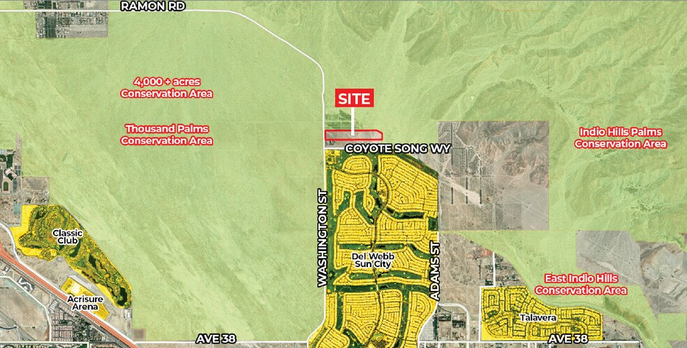 34380 Washington Street, Palm Desert, CA à vendre - Plan de site - Image 2 de 2