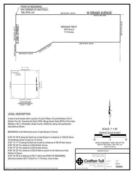 2827 W Grand Ave, Chickasha, OK for sale - Site Plan - Image 2 of 3