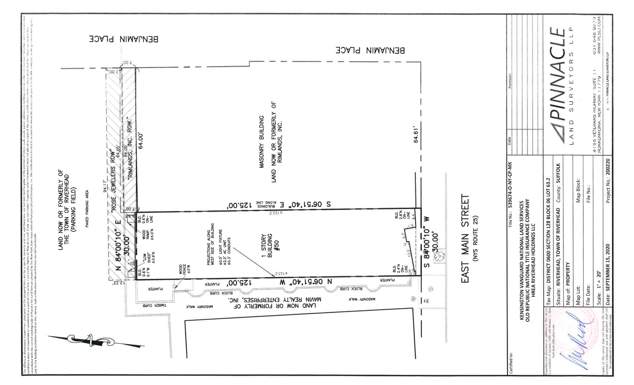 50 E Main St, Riverhead, NY à louer Plan de site- Image 1 de 1