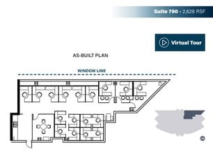 8880 Rio San Diego Dr, San Diego, CA à louer Plan d’étage- Image 1 de 2