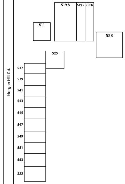 511-555 Morgan Mill Rd, Monroe, NC for lease - Site Plan - Image 1 of 15