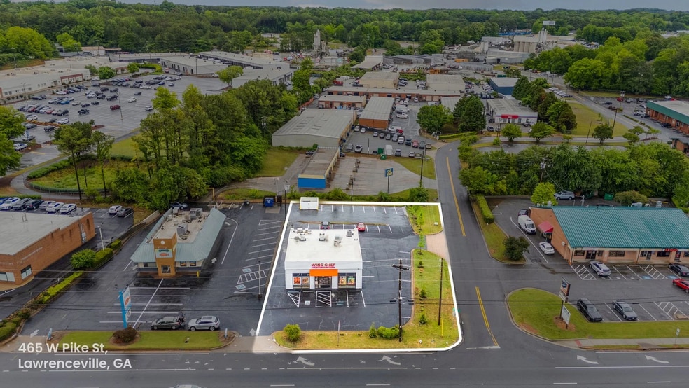 465 W Pike St, Lawrenceville, GA for sale - Aerial - Image 2 of 4