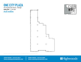 421 Fayetteville St, Raleigh, NC à louer Plan d  tage- Image 2 de 3