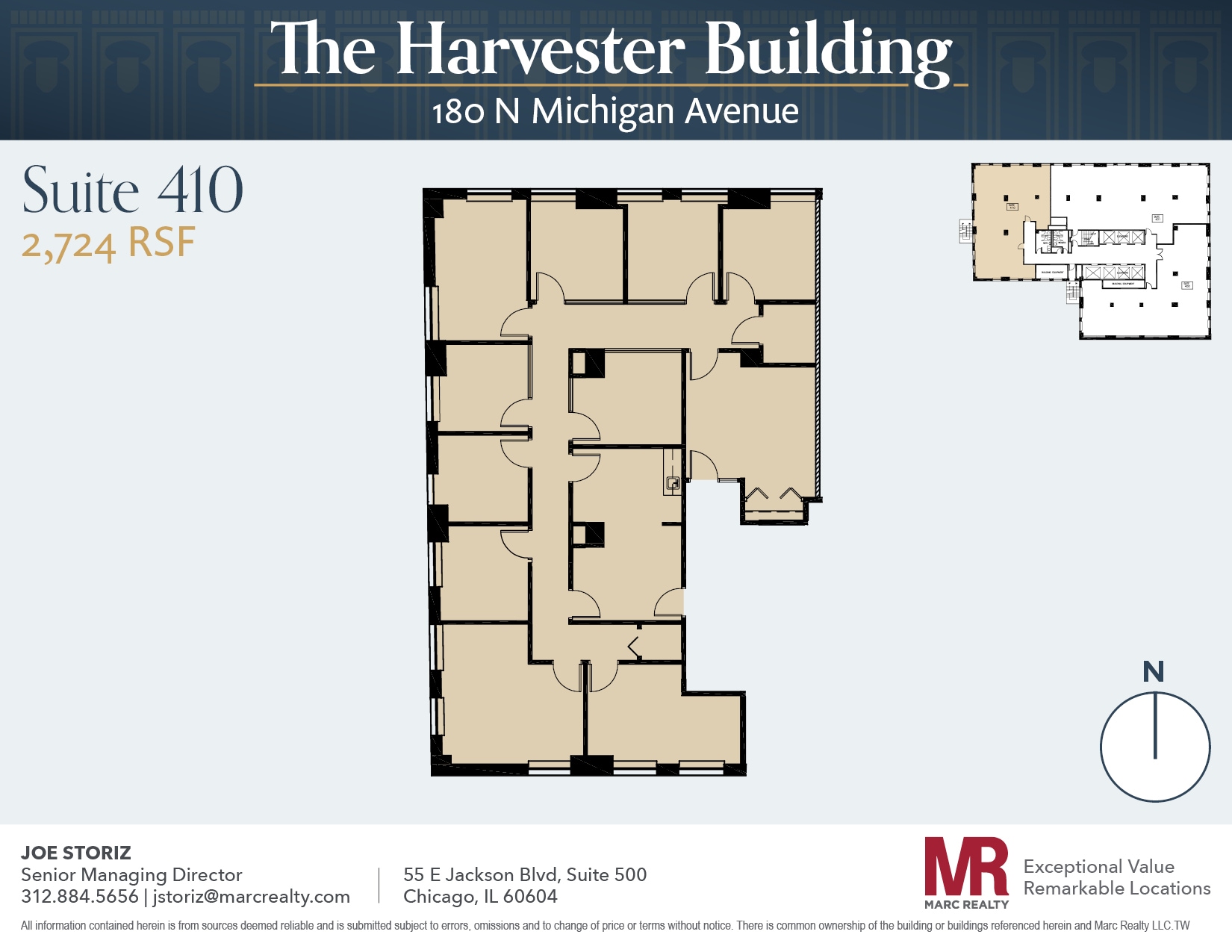 180 N Michigan Ave, Chicago, IL for lease Floor Plan- Image 1 of 10