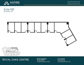 11490 Westheimer Rd, Houston, TX à louer Plan d’étage- Image 1 de 1