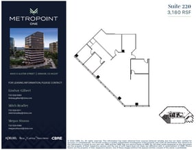 4600 S Ulster St, Denver, CO à louer Plan d’étage- Image 1 de 1