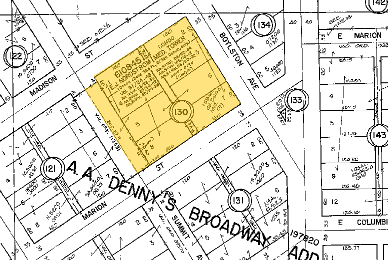 1229 Madison St, Seattle, WA à vendre - Plan cadastral - Image 2 de 18