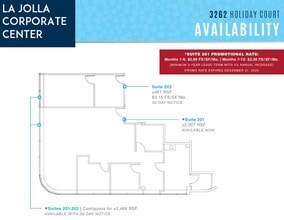 8939 Villa La Jolla Dr, La Jolla, CA for lease Floor Plan- Image 1 of 1