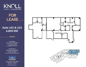 15400 Knoll Trail Dr, Dallas, TX for lease Floor Plan- Image 2 of 2