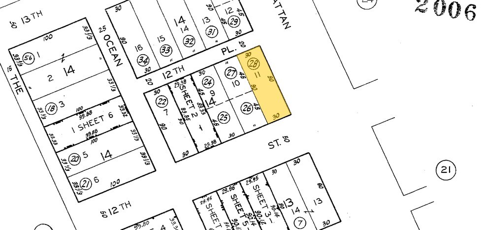 1201-1209 Manhattan Ave, Manhattan Beach, CA à louer - Plan cadastral - Image 2 de 2