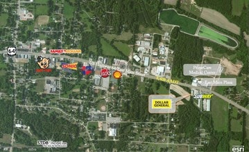 715 E Main St, Adamsville, TN - AÉRIEN Vue de la carte