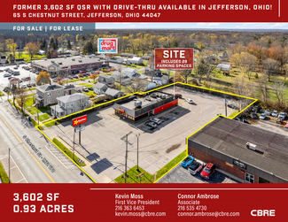 Plus de détails pour 65 S Chestnut St, Jefferson, OH - Vente au détail à vendre