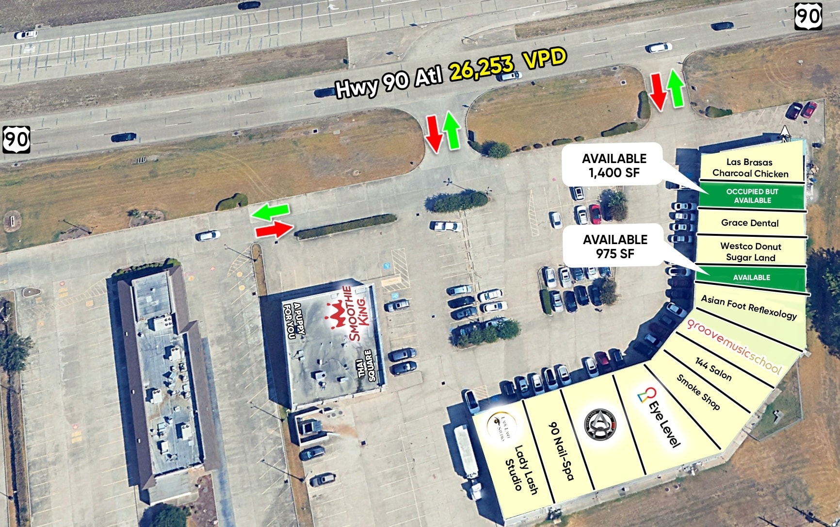 5022 E Hwy 90 A, Sugar Land, TX for lease Site Plan- Image 1 of 1