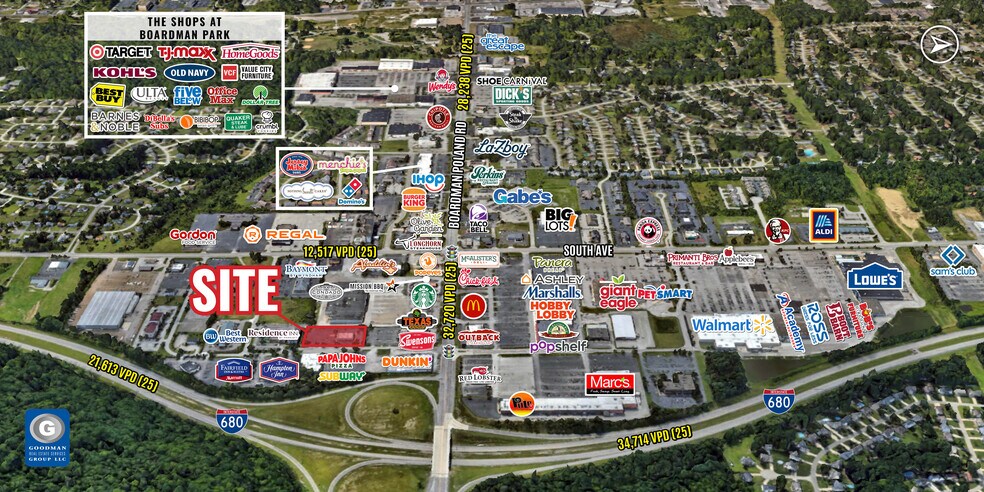 7000 Tiffany S, Youngstown, OH for lease - Aerial - Image 2 of 6