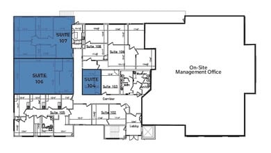 W177N9856-W178 N9912 Rivercrest Dr, Germantown, WI for lease Floor Plan- Image 1 of 1