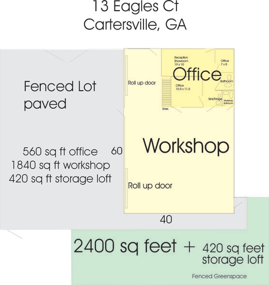 13 Eagles Ct, Cartersville, GA for lease - Building Photo - Image 3 of 13