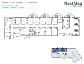 6183 Paseo del Norte, Carlsbad, CA for lease Floor Plan- Image 2 of 2