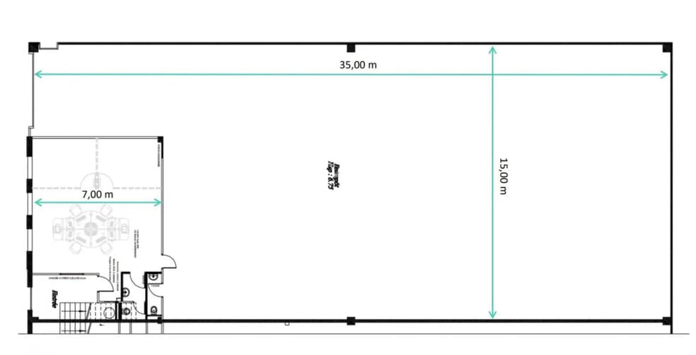 Office in Gennevilliers for lease - Floor Plan - Image 2 of 3