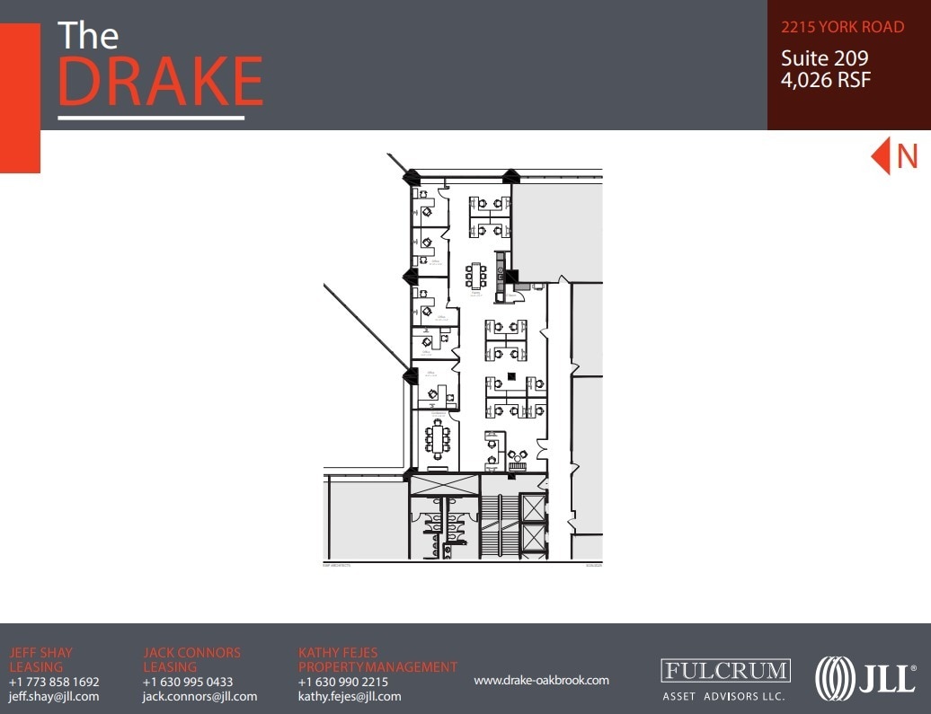 2211-2215 S York Rd, Oak Brook, IL for lease Floor Plan- Image 1 of 1