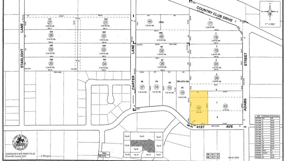 78886 Avenue 41, Bermuda Dunes, CA for lease - Plat Map - Image 2 of 6