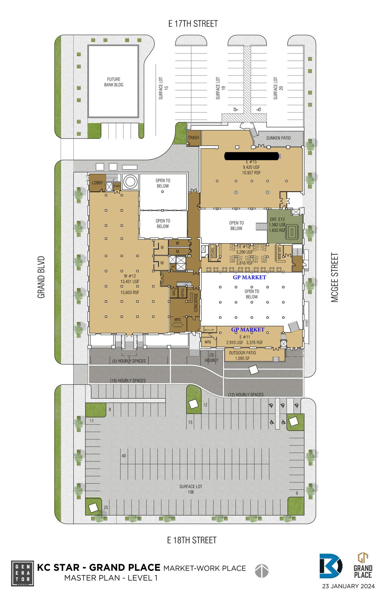 1729 Grand Blvd, Kansas City, MO for lease Site Plan- Image 1 of 1