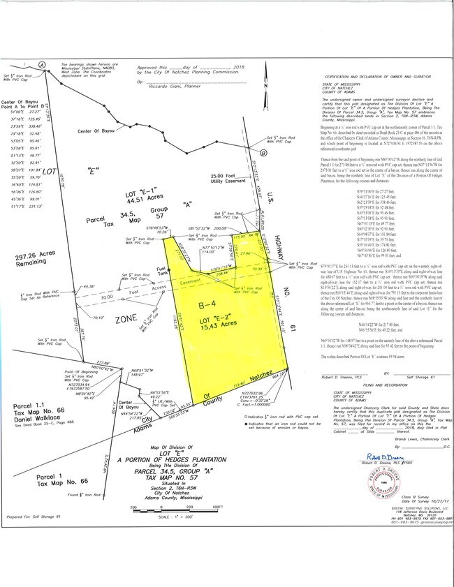 Plus de détails pour 000E-2 Highway 61, Natchez, MS - Terrain à vendre