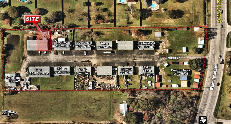 17413 Farm to Market 2920 Rd, Tomball, TX for lease - Aerial - Image 2 of 3