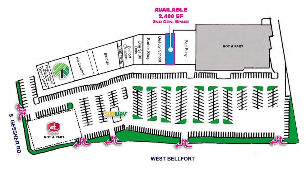 8705 W Bellfort Ave, Houston, TX à louer - Photo du bâtiment - Image 2 de 24