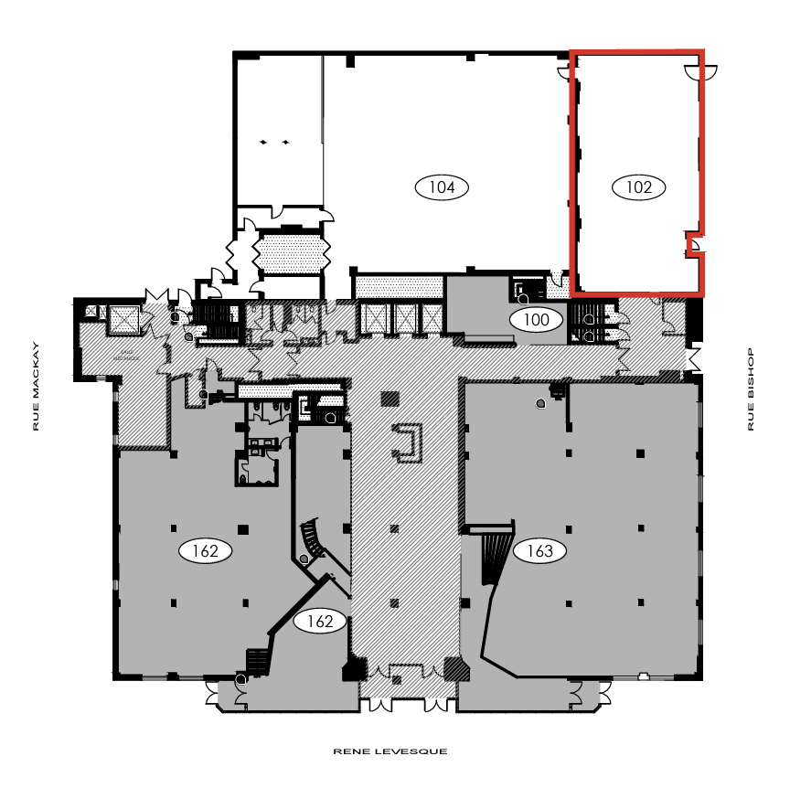 1425 Boul René-Lévesque O, Montréal, QC à louer Plan d  tage- Image 1 de 1