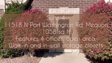 11518 N Port Washington Rd, Mequon, WI for lease - Commercial Listing Video 