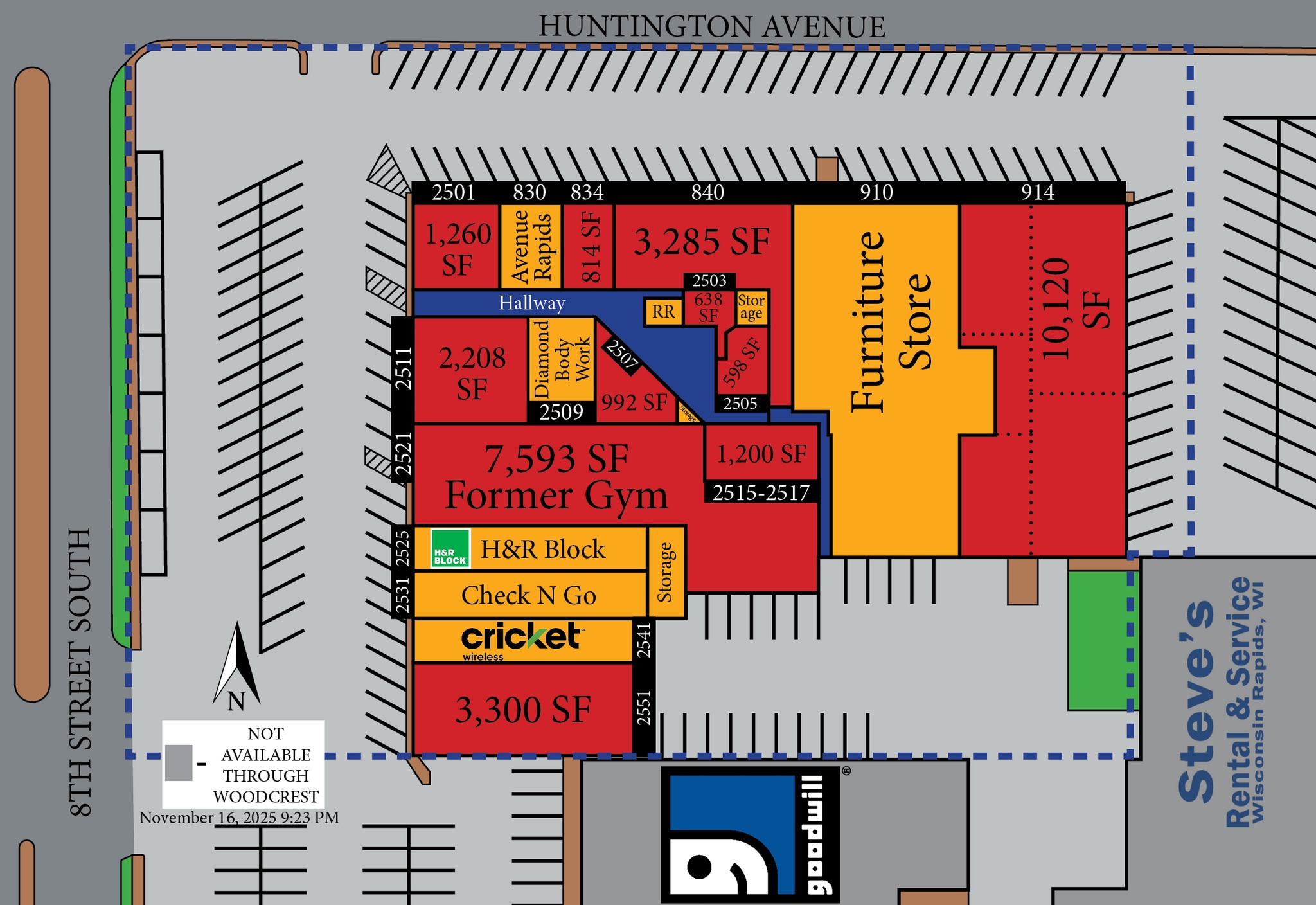 2501-2551 8th St S, Wisconsin Rapids, WI for lease Site Plan- Image 1 of 1