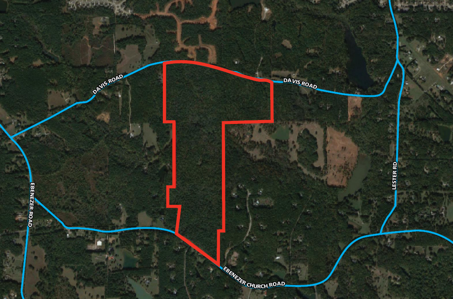 Ebenezer Church Rd, Fayetteville, GA for sale - Plat Map - Image 1 of 1