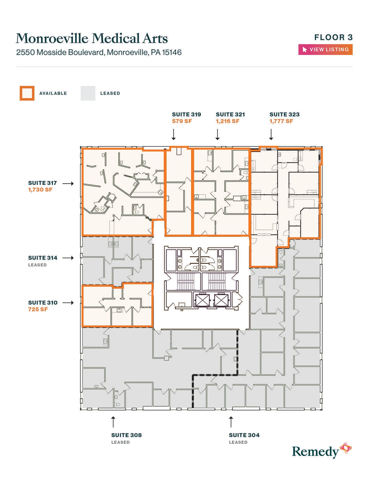 2550 Mosside Blvd, Monroeville, PA for lease Floor Plan- Image 1 of 1