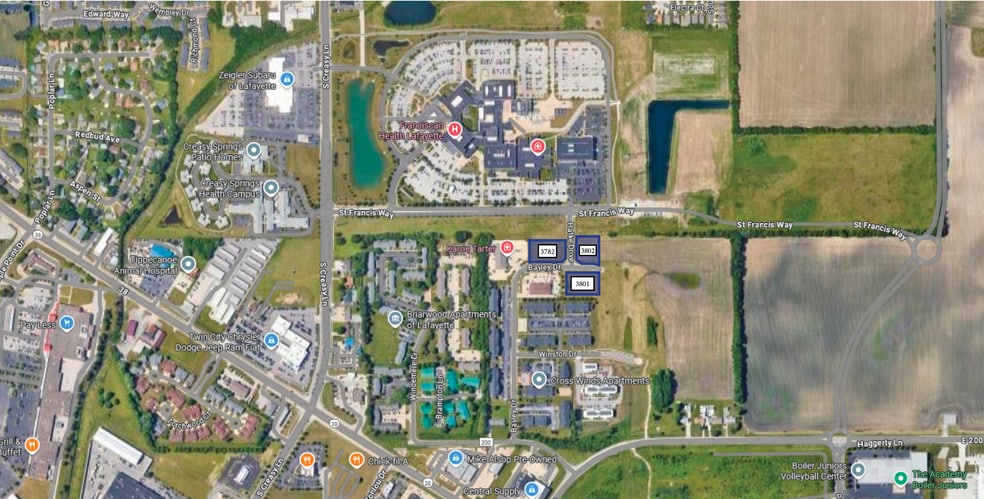 3782 Bayley Drive dr, Lafayette, IN for lease - Aerial - Image 3 of 3