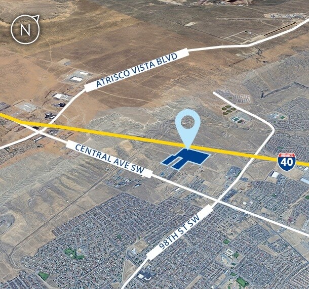 I-40 & Central Ave, Albuquerque, NM à vendre - Photo du bâtiment - Image 2 de 2