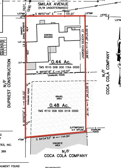 1809 Rahn Ln, Port Royal, SC for sale - Plat Map - Image 2 of 3