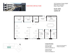 8560 Belleview Dr, Plano, TX for lease Floor Plan- Image 1 of 2