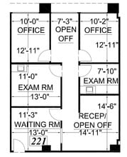 9834 Genesee Ave, La Jolla, CA à louer Plan d’étage- Image 1 de 1