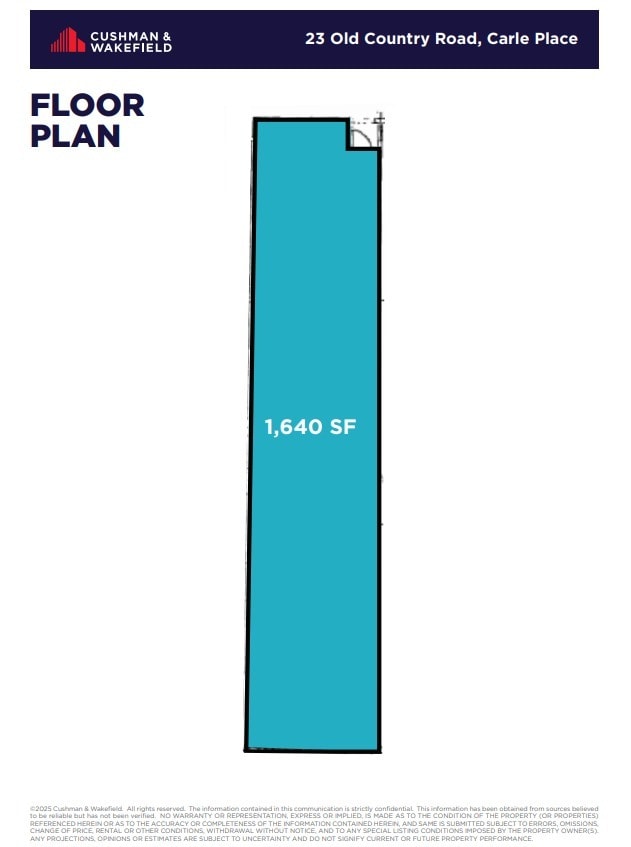 23 Old Country Rd, Carle Place, NY for lease Floor Plan- Image 1 of 1