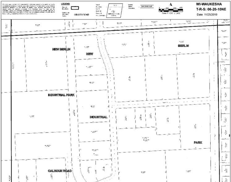 16600 W Glendale Dr, New Berlin, WI à louer - Plan cadastral - Image 3 de 7