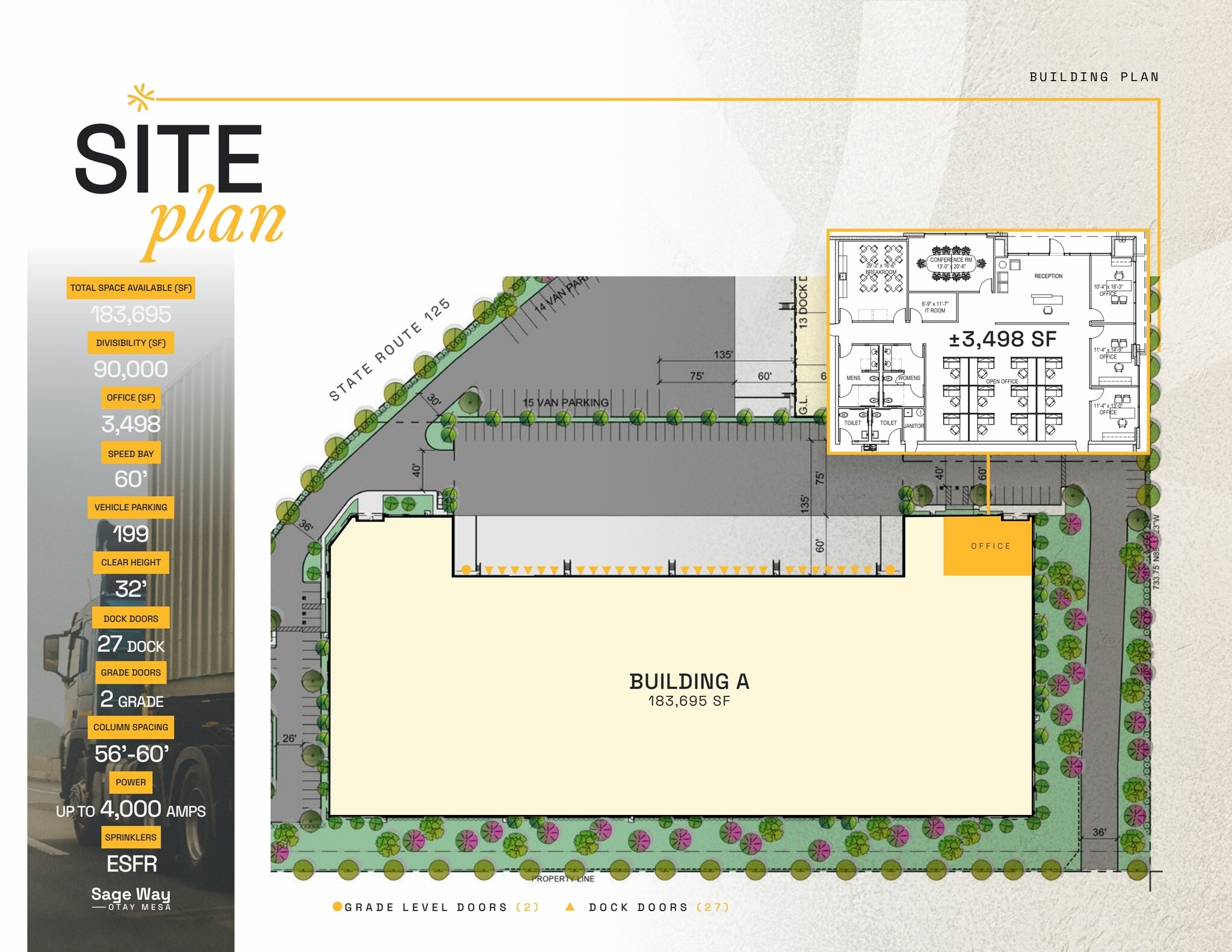 8841 Sage Way, San Diego, CA for lease Site Plan- Image 1 of 1