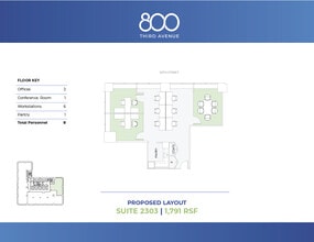 800 Third Ave, New York, NY à louer Plan d’étage- Image 1 de 5