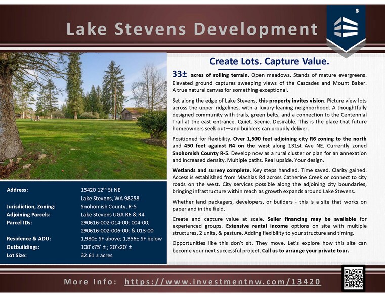 13420 12th St NE, Lake Stevens, WA à vendre - Photo du bâtiment - Image 3 de 8