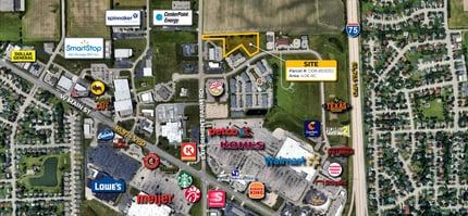 1851 Towne Park Dr, Troy, OH - Aerial map view